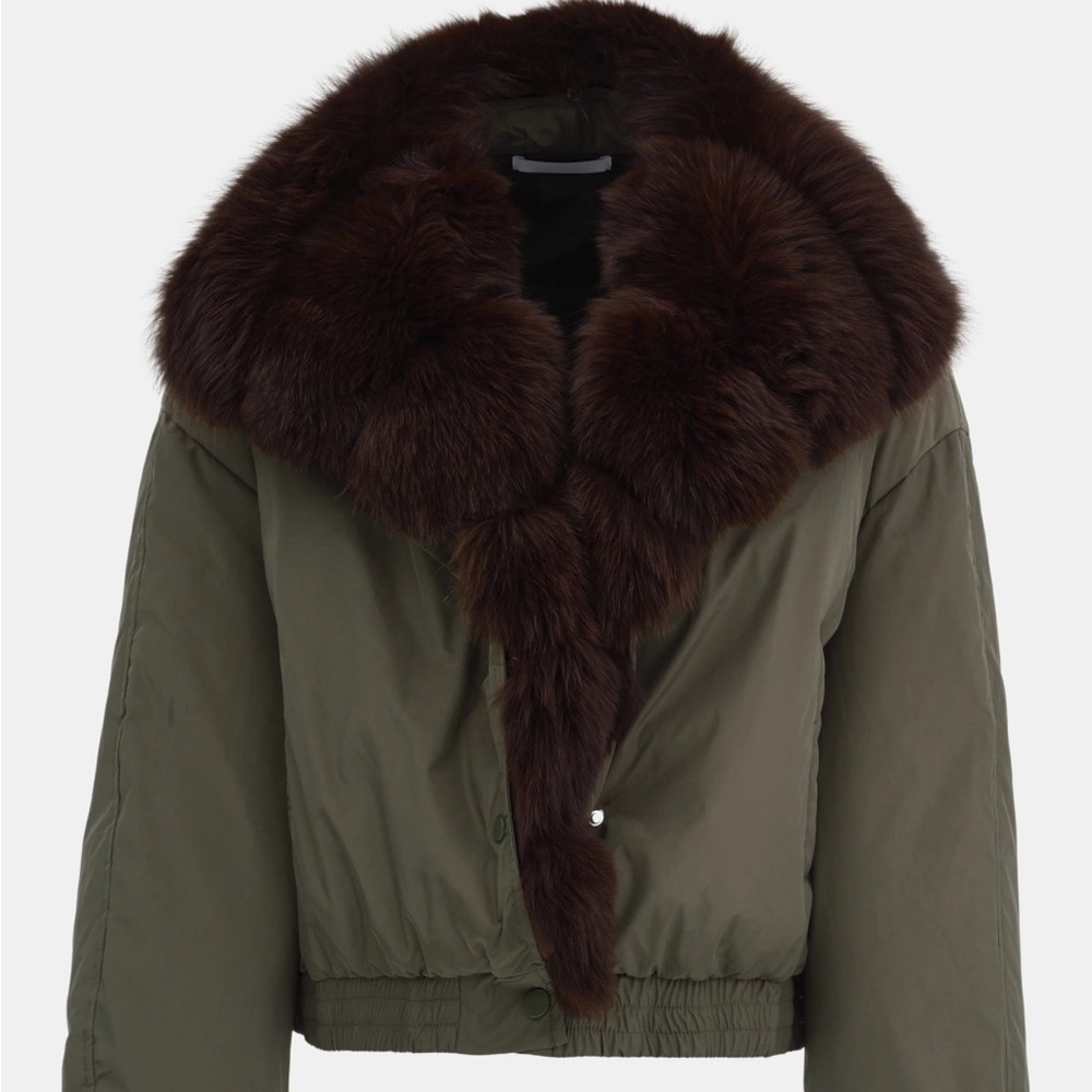 SOURCE UNKOWN Fur Collar Down Jacket NWT - image 4